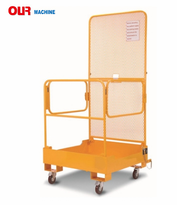 Forklift Truck Mounted Safety Maintenance Platform with 300kg Capacity