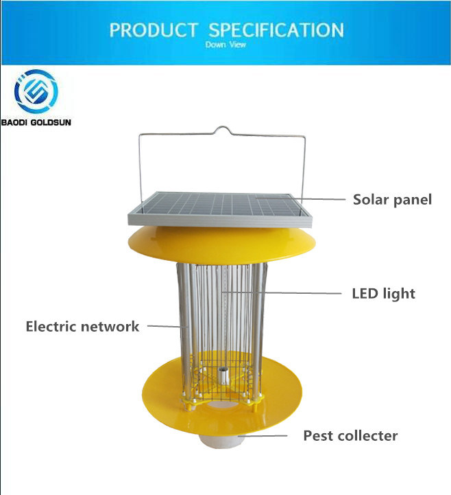 Garden Household Solar Electric Mosquito Killer Lamp