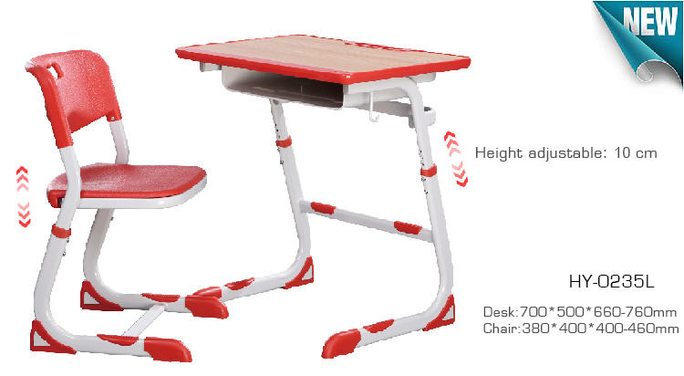 2017 New Style Modern School Desk and Chair/ Classroom Furniture