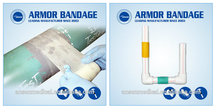 Cost Effective Anti-Corrosion Fiber Cast Bandage for Oil Pipe