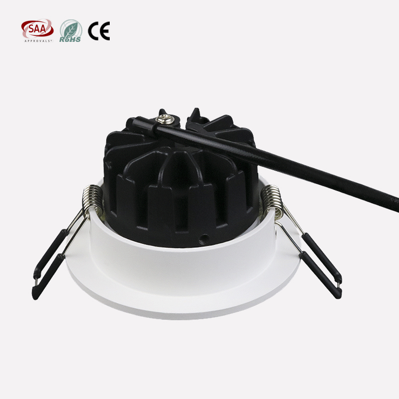 Home Needed Lighting COB Downlight Anti Glare 5W 7W 3000K 75mm Cutout IP44 for Bathroom