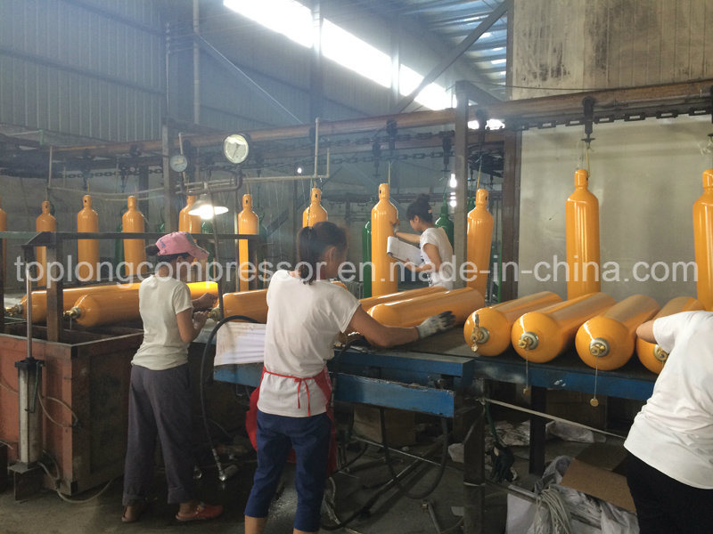 150bar /200bar High Pressure Seamless Steel Oxygen Nitrogen Hydrogen Argon Helium CO2 Gas Cylinder CNG Cylinder