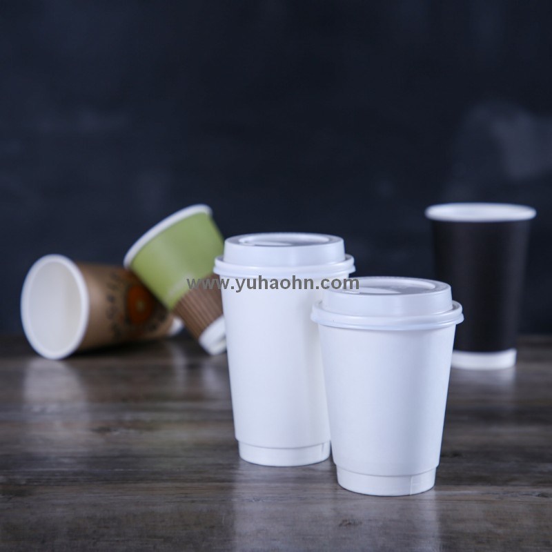 Bamboo Pulp PLA Biodegradable Compostable Disposable Paper Cup