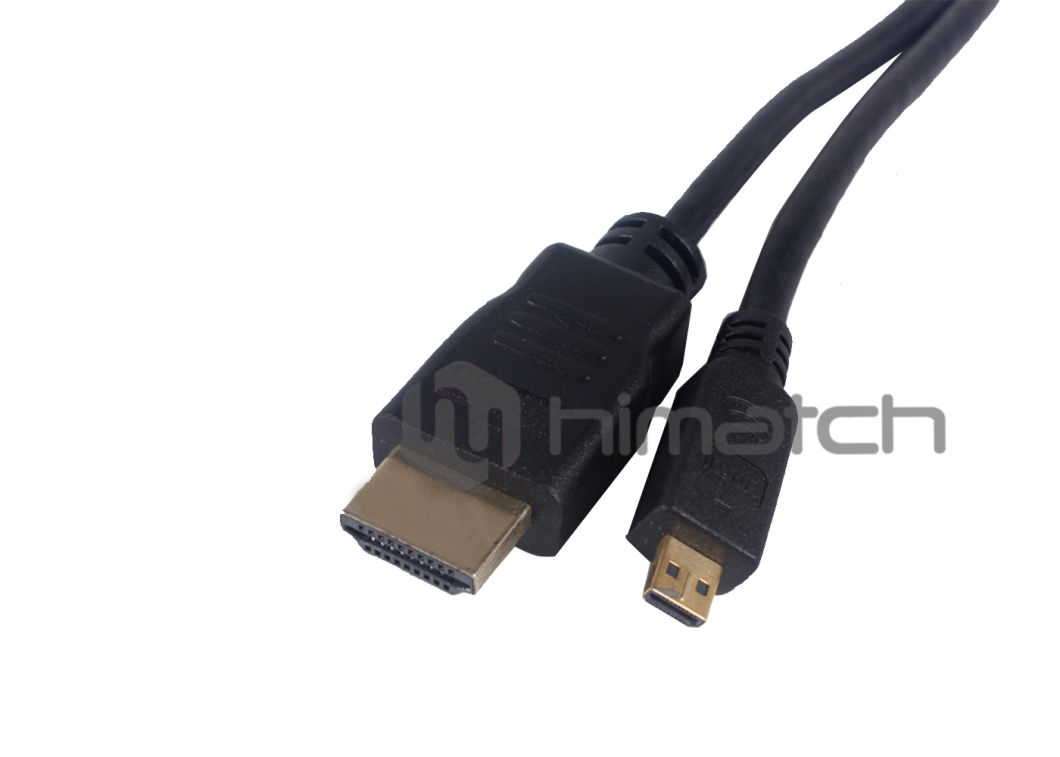 Slim Micro HDMI Cable a-D 2m for Camera Portable Devices