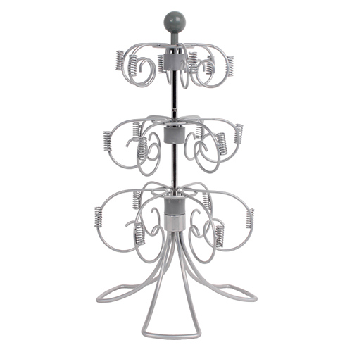 3 Tier Swirly Wire Cake Pops Holder Lollypop Stand Holds