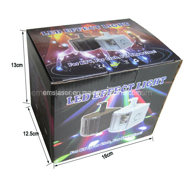 High Power DMX512 6*3W Mini LED Butterfly Stage Light LED Derby Light Rgbywp Mini LED Super Arrow Light