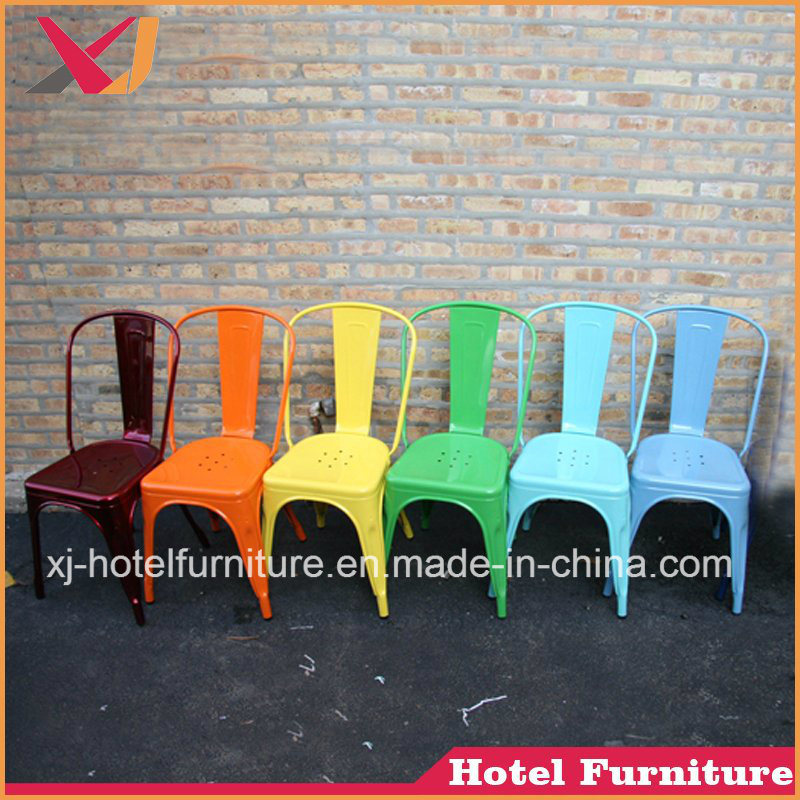 Strong Steel Marais Chair for Coffee/Banquet/Hotel/Restaurant/Bar/Outdoor Wedding/Hall Event