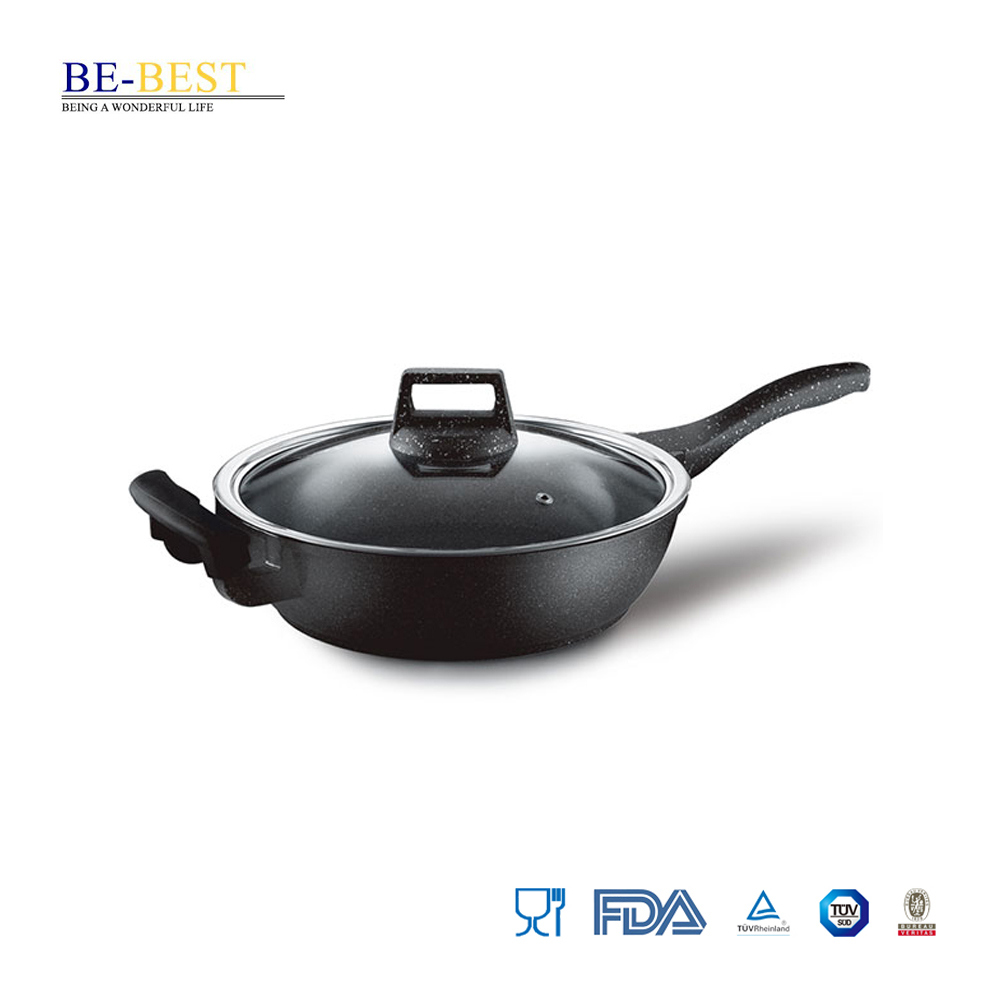 Die-Casting Aluminum Cookware Deep Non-Stick Frypan