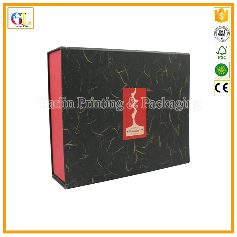 Black Foldable Magnet Gift Box