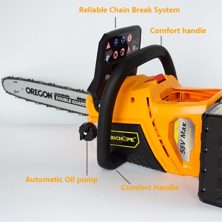 Cordless Chain Saw with 4ah Battery Power Tools Chainsaw