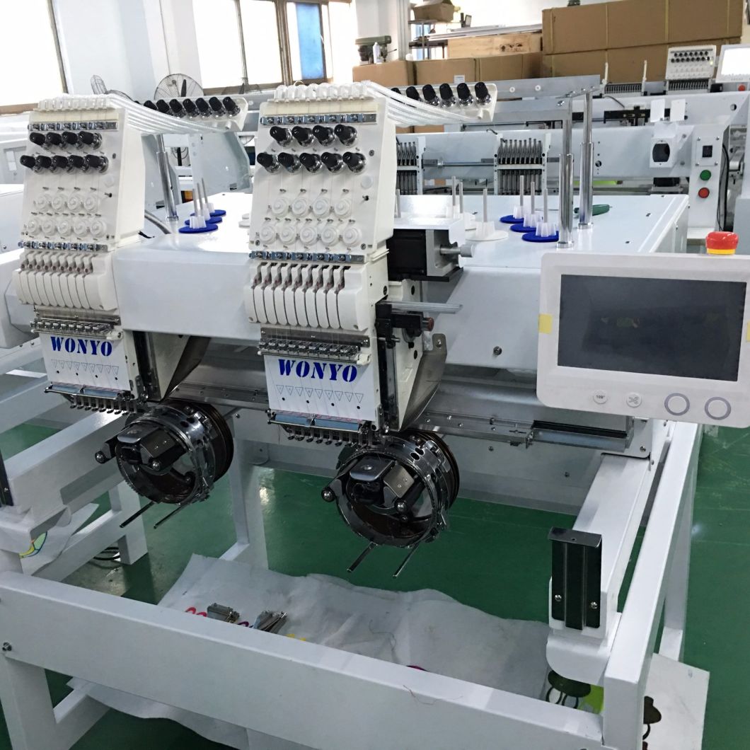 South America Popular Two Head Feiya Embroidery Machines Computerized