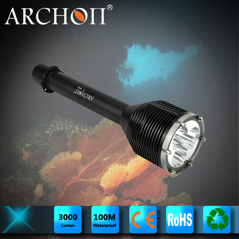 Archon 3, 000 Lumen LED Diving Torch with CREE U2 W39