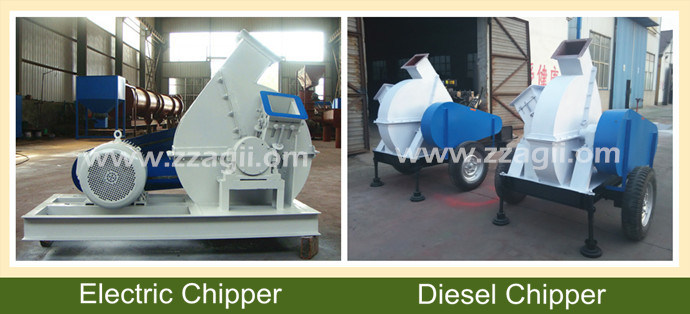 Professional High Output Tree Branch Biomass Wood Chipper Shredder