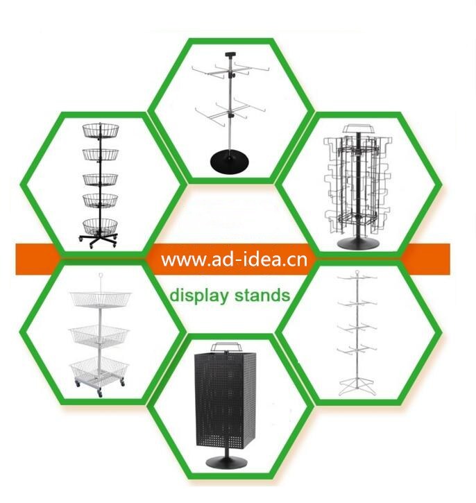 Lubricant Oil Wire Display Shelves Display Stand