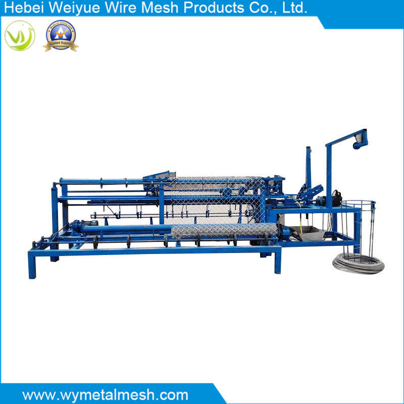 Galvanized and PVC Coated Chain Link Fence Machine
