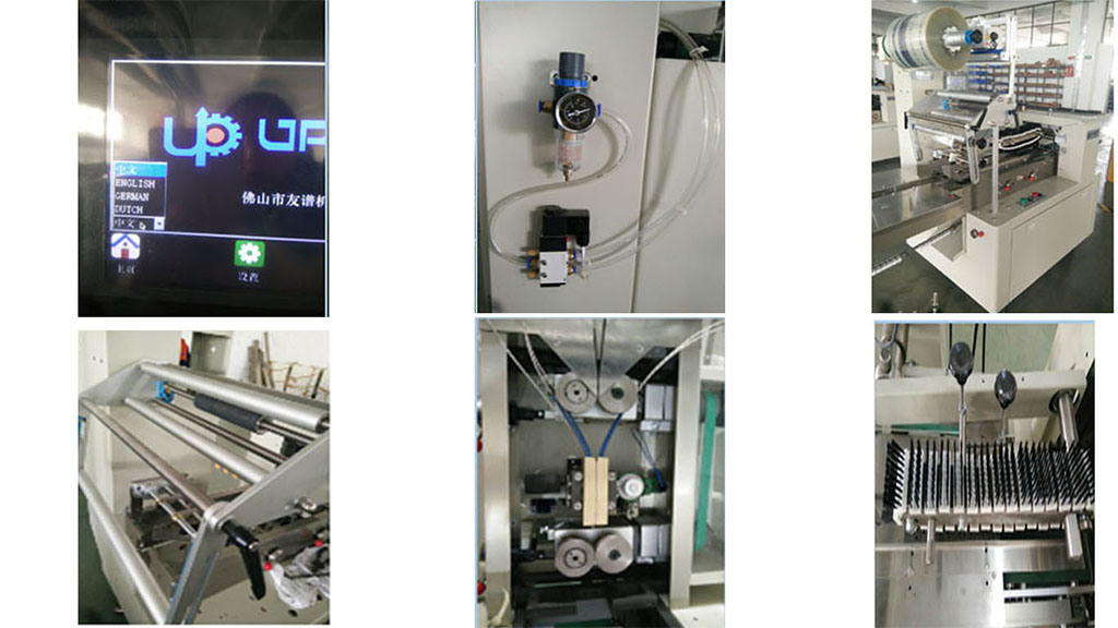 Automatic Feeding and Packing Line Packaging Machine for Food Such as Caramel Treats, Egg Rolls, Wafer and Chocolate, Slice Cake