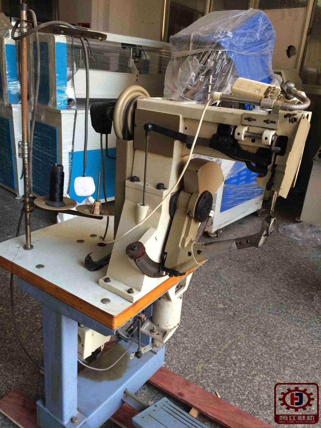 Hj-161 Single Line Insole Stitching Shoe Making Machine