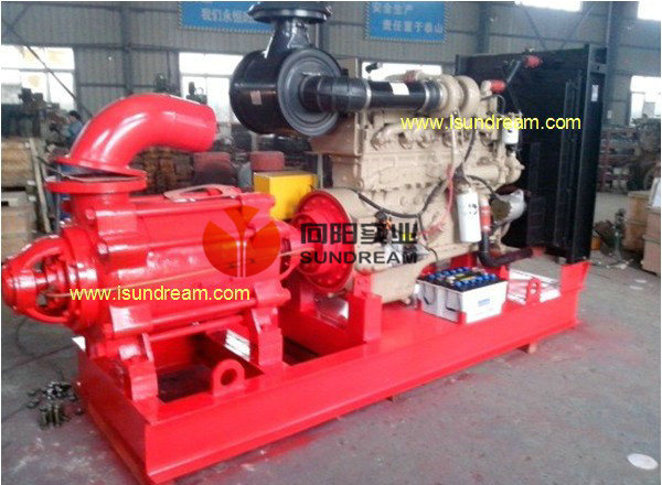 Horizontal Multistage Centrifugal Water Pressure Pump with Diesel Engine (D & DGC)