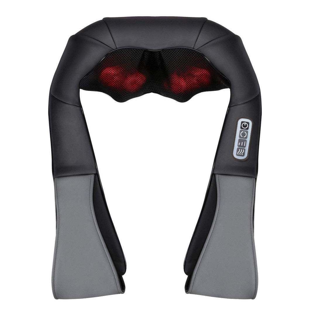 Neck and Shoulder Massage with Heat Deep Kneading Back Massager