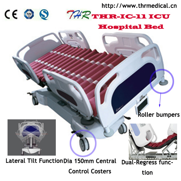 Thr-IC-10 Hospital ICU Electric Medical 5-Function Bed