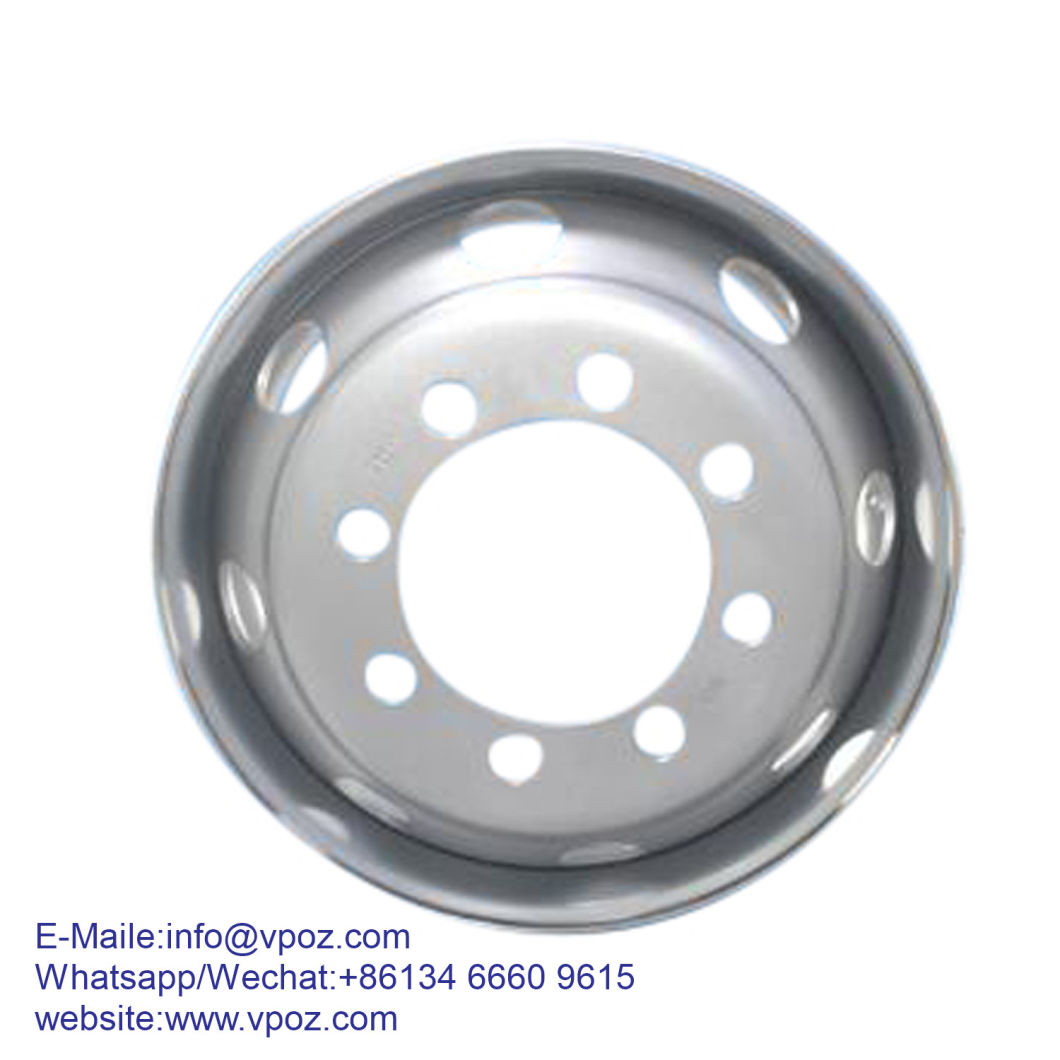 Tubeless Steel Tuck Tyre Wheel Rim 9.0*22.5