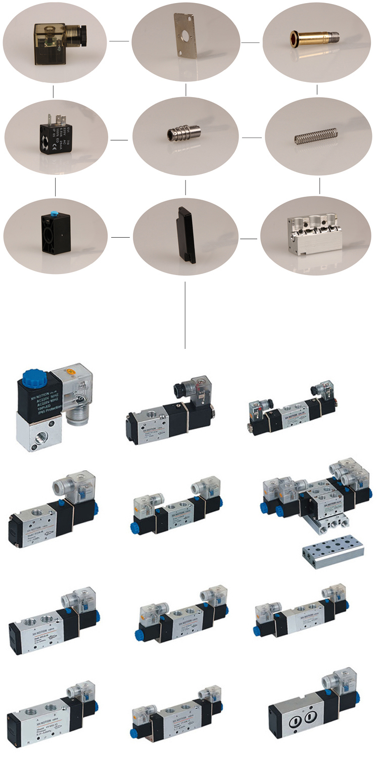 4V Double Position Directional Piloted Solenoid Valve M5, 1/8