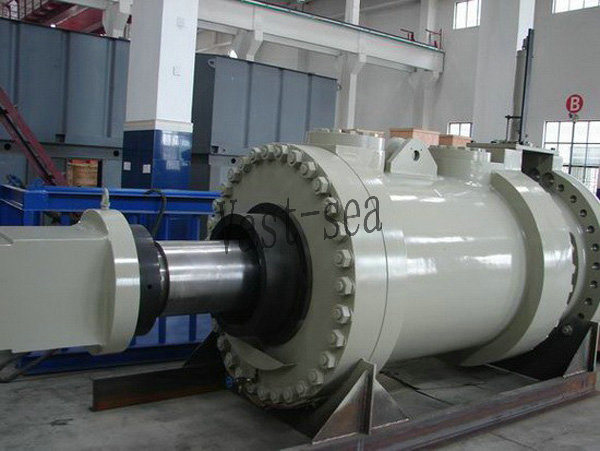 Non-Standard Big Single Acting Front Flange Type Hydraulic Cylinder
