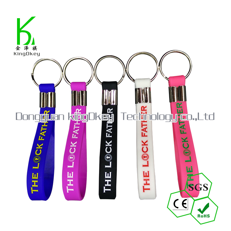 Key Holder Wristbands, Silicone Key Chain, Silicone Keychain, Metal Keychain