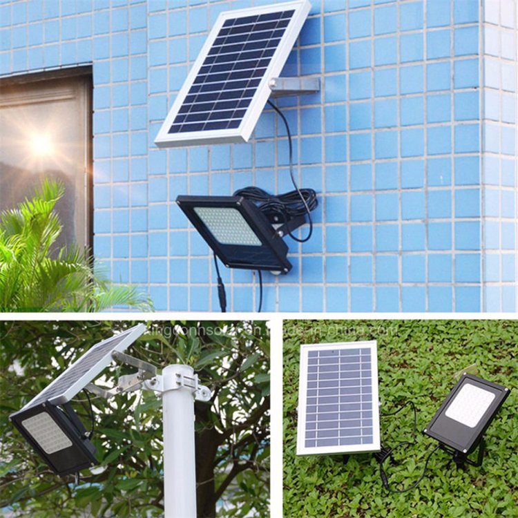 RGB Solar Sensor Floodlights LED Solar Flood Garden Landscape Light Outdoor Lighting with 500 Lumens Lamp