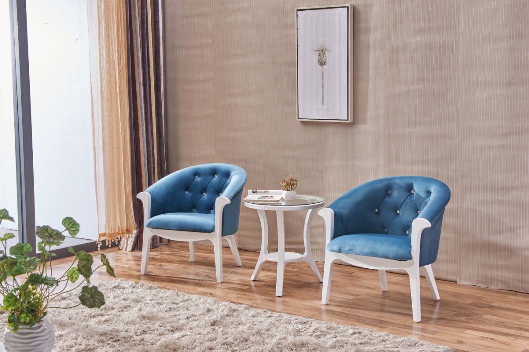 Sofa Sets 1+1+3 Home Sofa Lobby Chair Lobby Sofa Fabric Sofa Wooden Sofa Sets Living Room Furniture Modern New Design Single Sofa