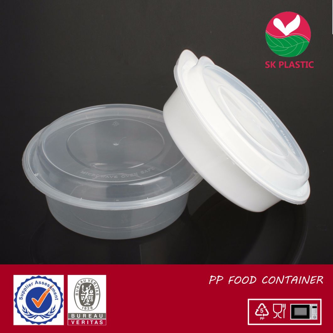 BPA Free Brc Pass High Quality Takeaway Microwave Divided Food Freezer Storage Plastic Kitchen Containers