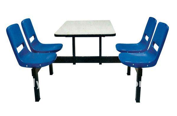 Plastic Dining Table and Chair Set (DT-06)