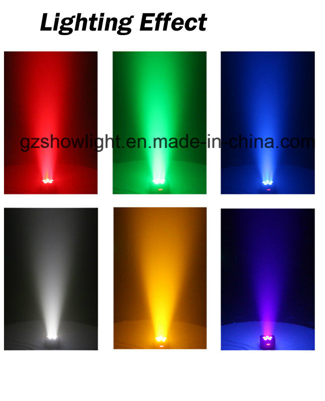 LED Lighting Mini Waterproof 6in1 LED PAR Light for DJ Nightclub Stage Light