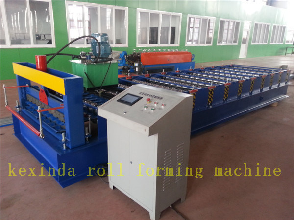 Kxd C18 Russia Popular Metal Roofing Sheet Roll Forming Machine