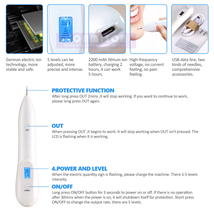 Newest Generation Pen Laser Plasma Spots Removal Pen Removal Scars Beauty Laser Mole Removal Machine