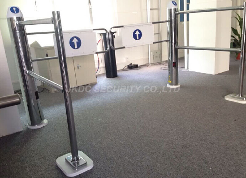 Security Swing Entrance Barrier Gate with Access Control System Turnstiles