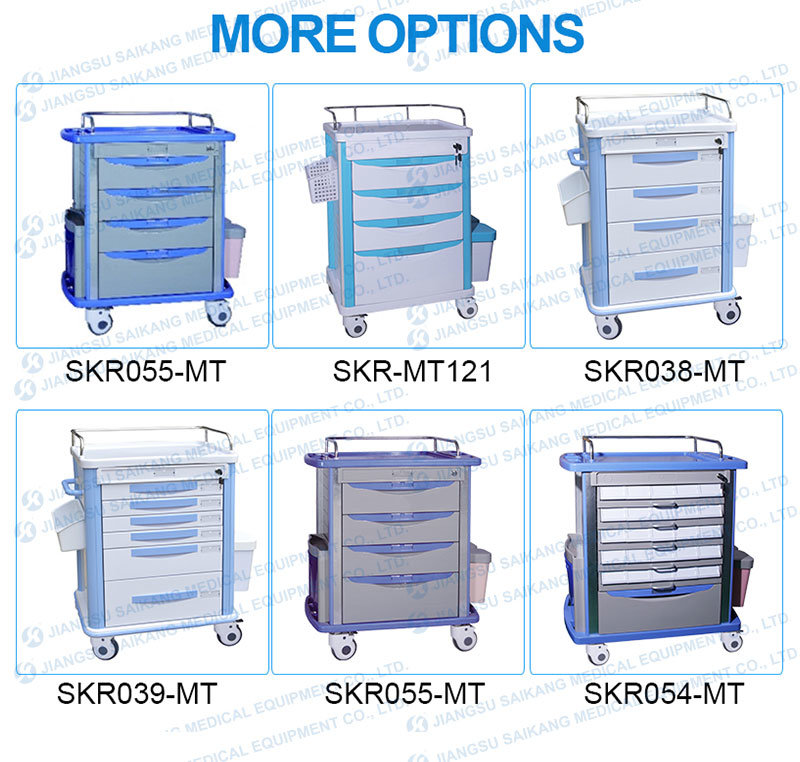 China Online Shopping Low Price Hospital ABS Nursing Trolley