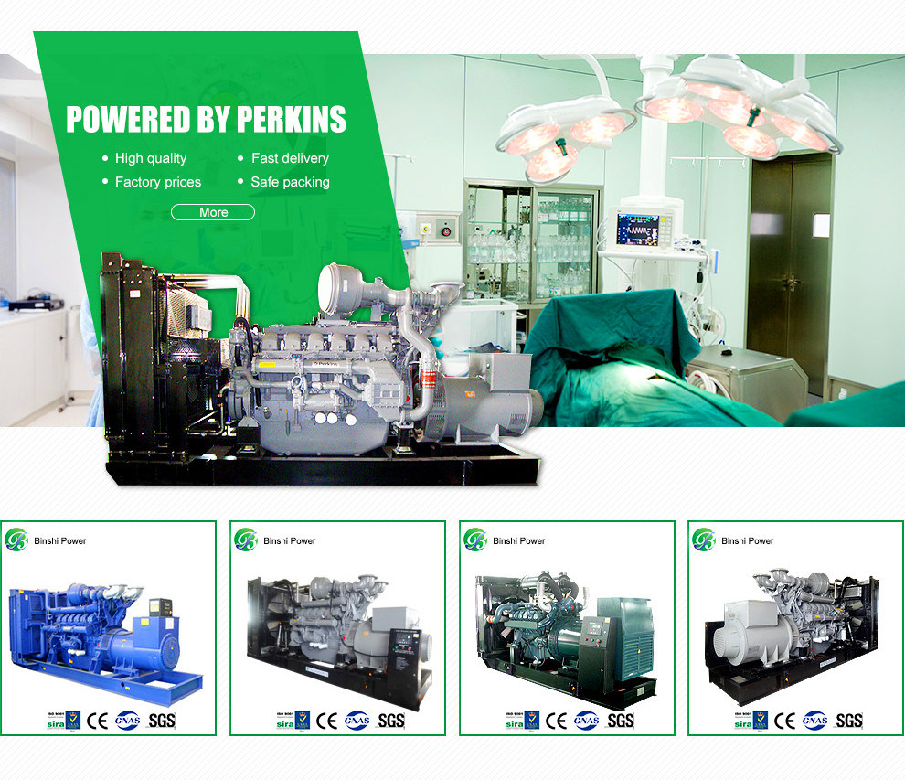 1375kVA Diesel Power Generator Set with Perkins Engine 4012-46twg2a (BPM1100)