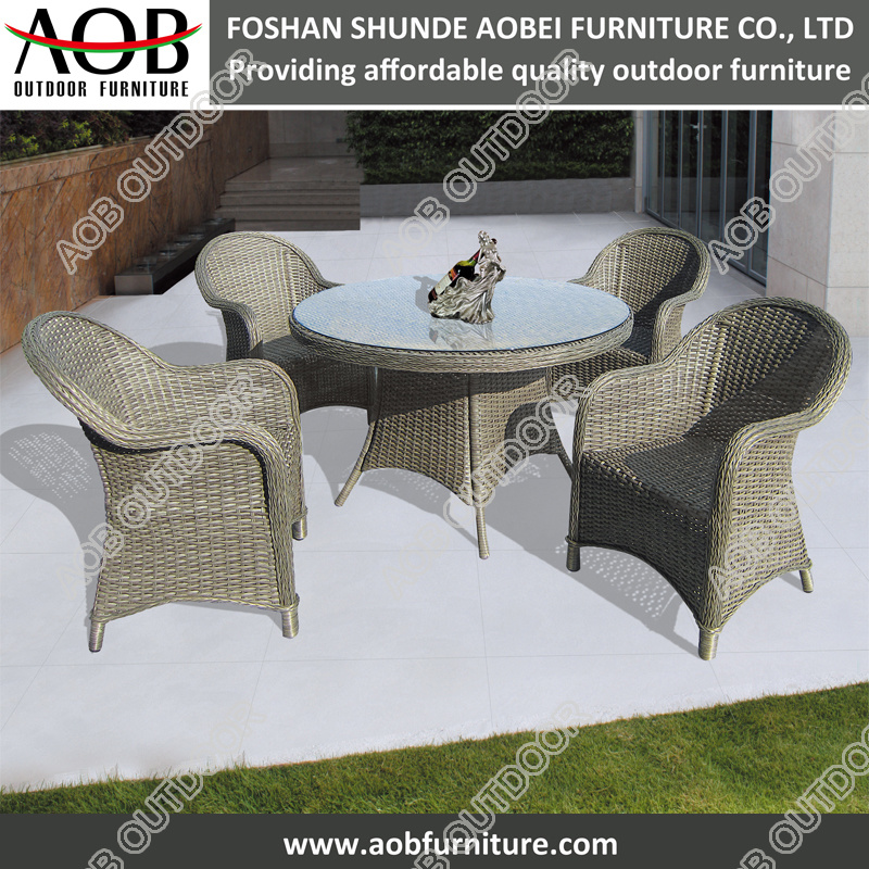 Experienced Outdoor Furniture Supplier Since 2006 Rattan Garden Dining Set Table Chair