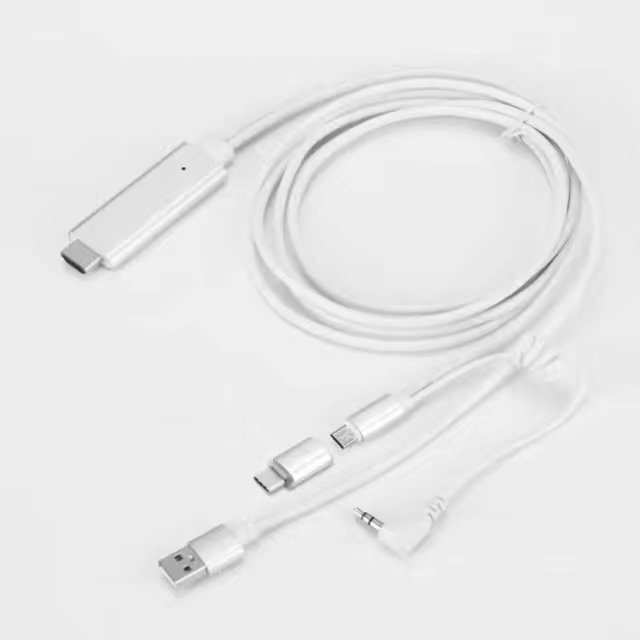 Support Android System Micro+Type C to HDMI Cable