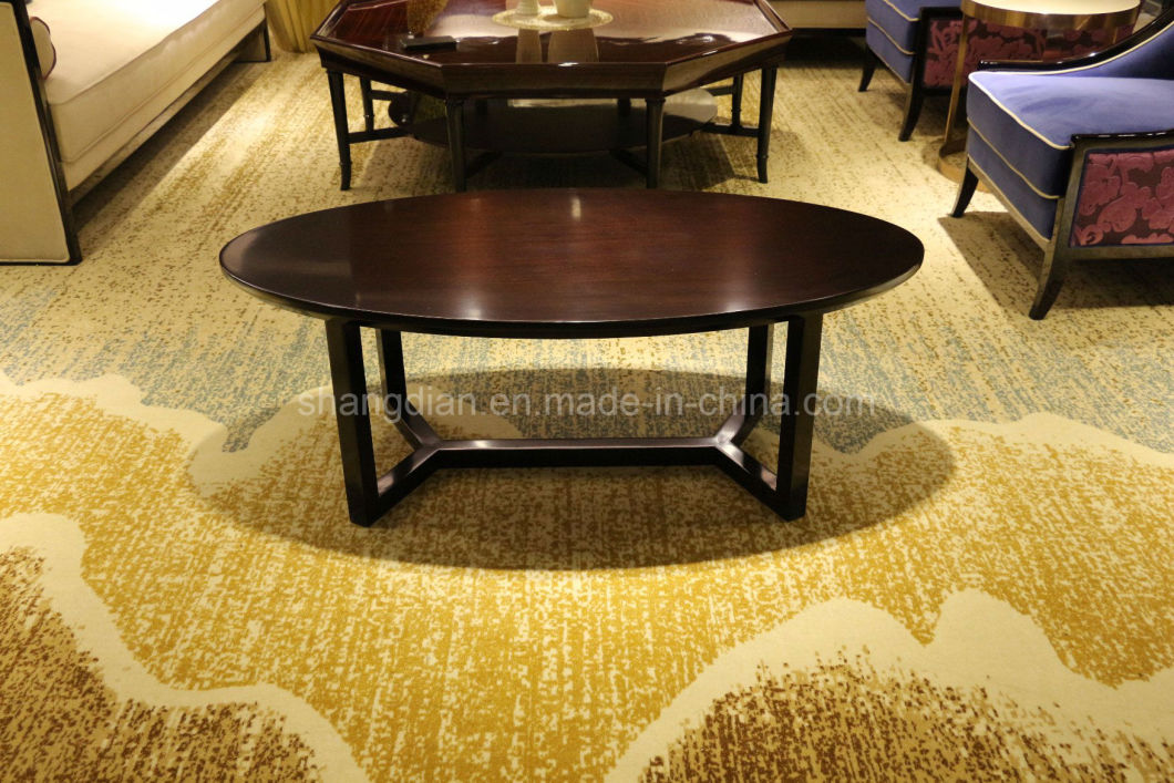 Star Hotel Public Area Wooden Lobby Tea Coffee Table (KL C04)