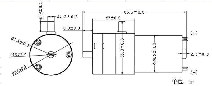 12V Mini Family Dairy Milk Pump DQB370-FB