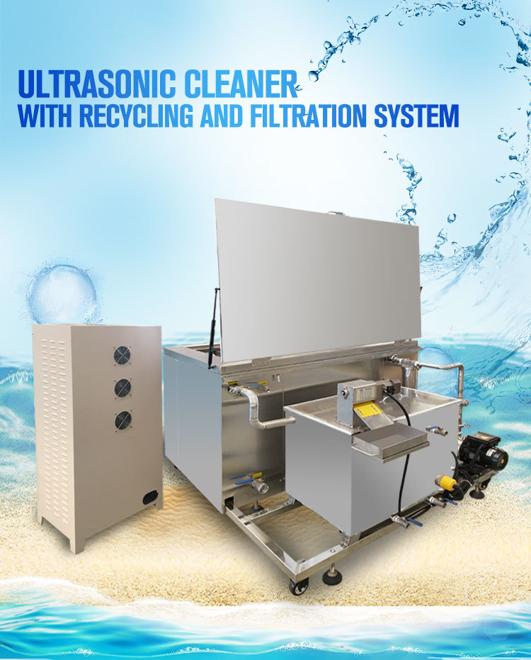 High Performance Engine Ultrasonic Cleaner with Filtration