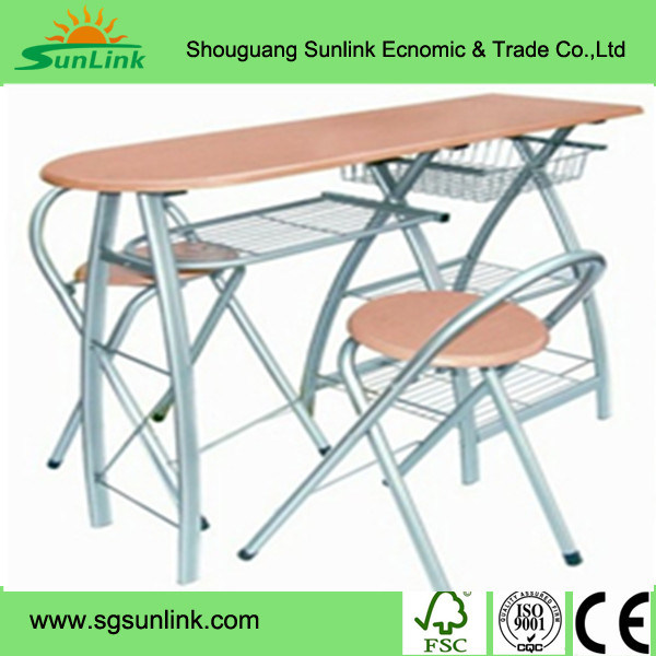 Recycled Wood Stainless Steel Student Furniture (SFQ-33)