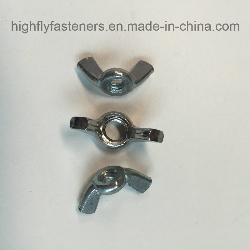 China Supply Standard Size Stainless Steel Wing Nut Butterfly Nut