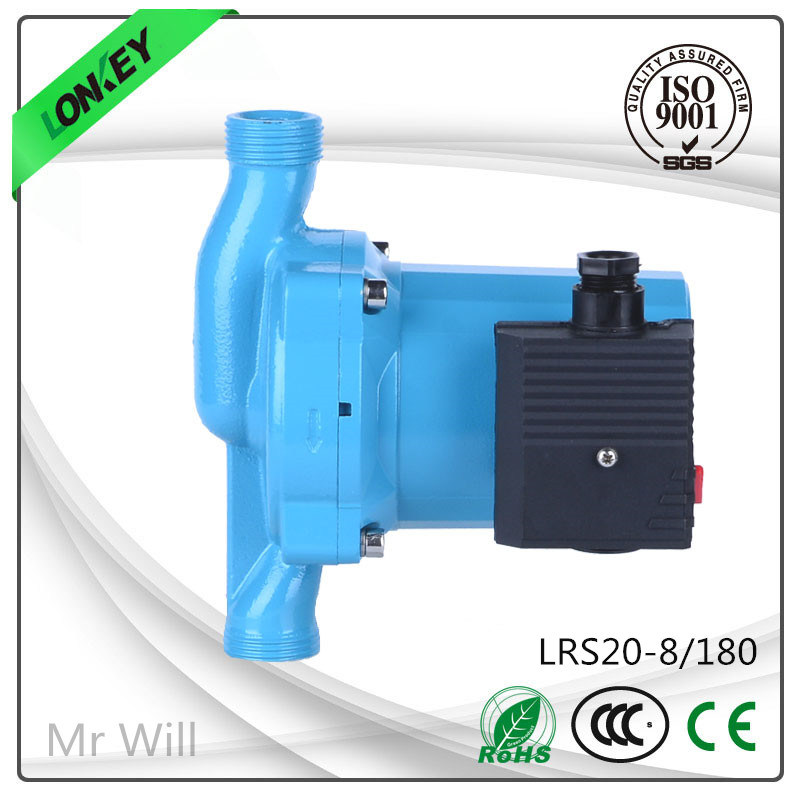 160W Three Speed Household Cast Iron Wilo Circulation Pump: Lrs20-8/180