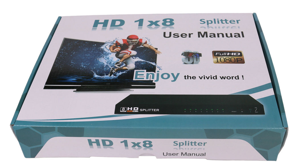 1in 8 out Best 4K HDMI AV Splitter Switch 4X2 for TV