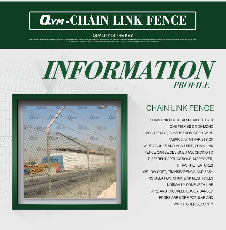 Quality Galvanised & Plastic Coated Temporary Chain Link Fence