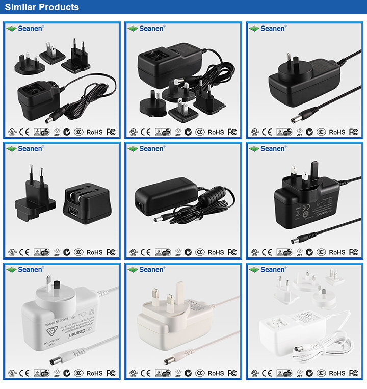 50W 15V 3.3A UL Plug in Universal Switching Power Adapter