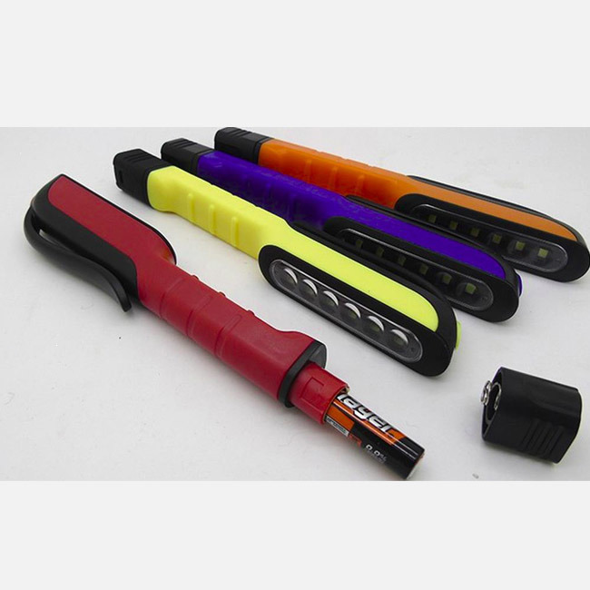 Battery Powered Pen LED Light with Strong Magnet on Clip